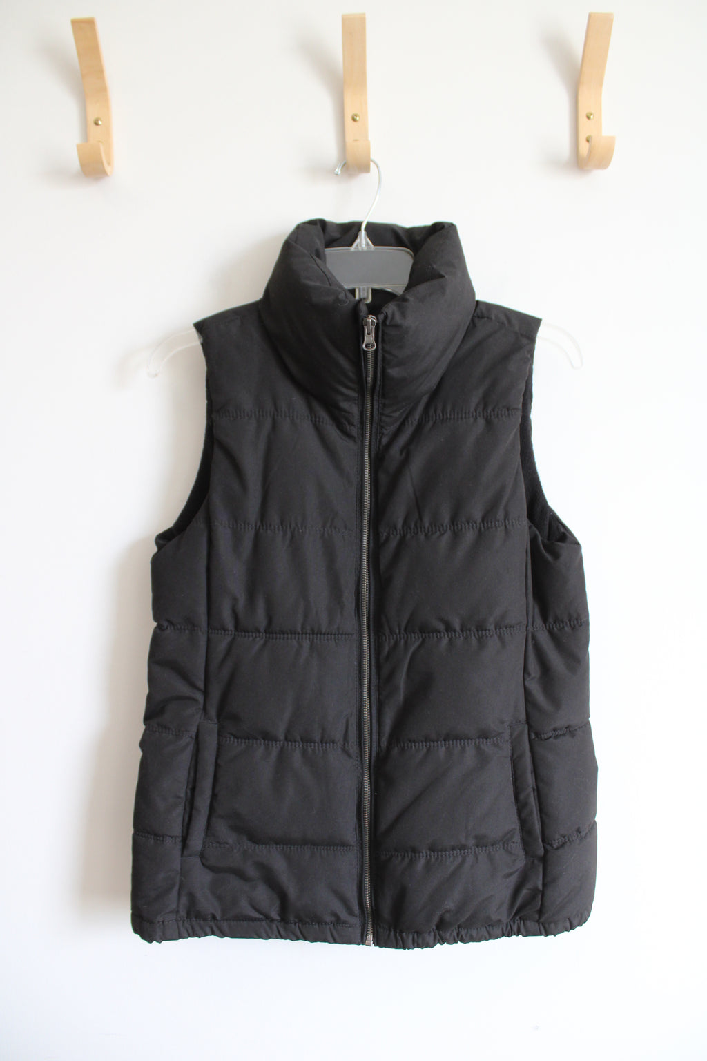 Old Navy Black Puffer Vest | S Petite