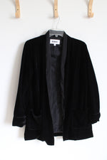 BB Dakota Black Velvet Open Blazer | XS