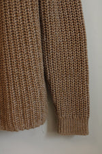 Gap Tan Knit Cotton Turtleneck Heavy Sweater | L