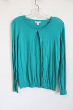Old Navy Blue Knit Cardigan | M