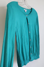Old Navy Blue Knit Cardigan | M