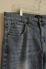 Kenneth Cole Light Wash Straight Leg Jeans | 36 x 32