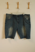 Kenneth Cole Medium Wash Stretch Denim Shorts | 48