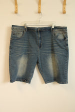 Kenneth Cole Medium Wash Stretch Denim Shorts | 48