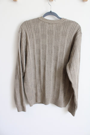 Van Heusen Tan Knit Grandpa Sweater | M