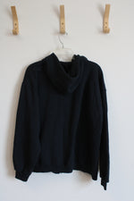 Fruit of the Loom Navy Blue Full Zip Hoodie | L