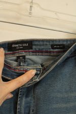 Kenneth Cole Medium Wash Stretch Denim Shorts | 48