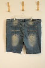 Kenneth Cole Medium Wash Stretch Denim Shorts | 48