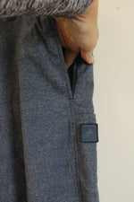 NEW Adidas Heathered Blue Knit Jogger Pants | 38