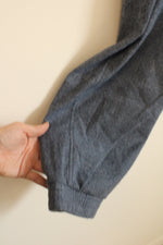 NEW Adidas Heathered Blue Knit Jogger Pants | 38