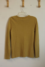 Chelsea & Theodore Olive Cashmere Sweater | L