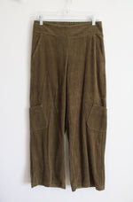 Habitat Green Corduroy Wide Leg Pant | S