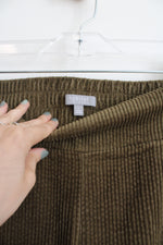 Habitat Green Corduroy Wide Leg Pant | S