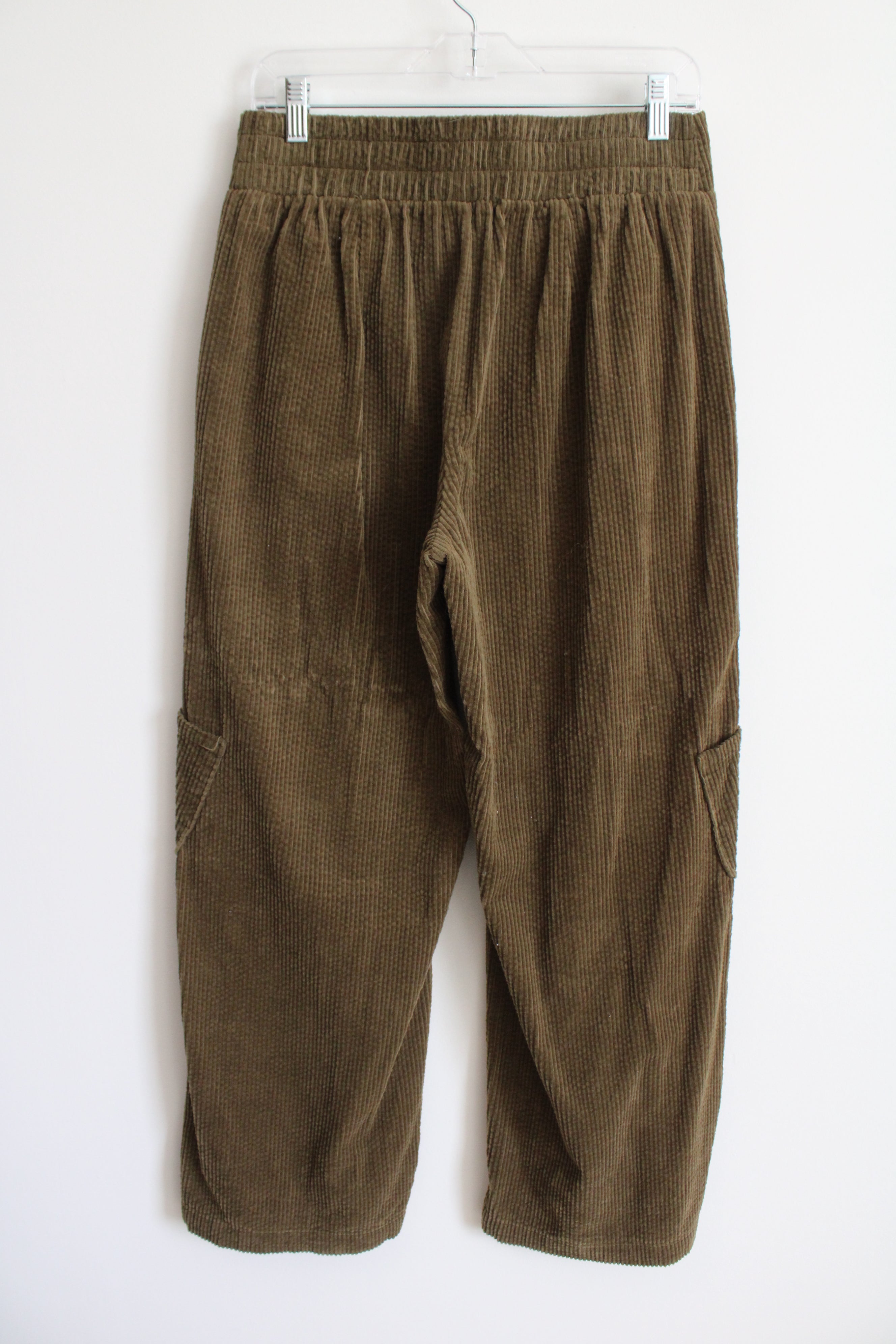Habitat Green Corduroy Wide Leg Pant | S