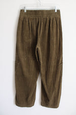 Habitat Green Corduroy Wide Leg Pant | S