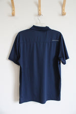 Under Armour Loose Fit Navy Polo Shirt | L