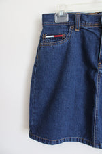 Tommy Hilfiger Mid Wash Denim Mini Skirt | 7