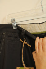 NEW Haggar Dark Gray Relaxed Straight Pants | 36 x 30