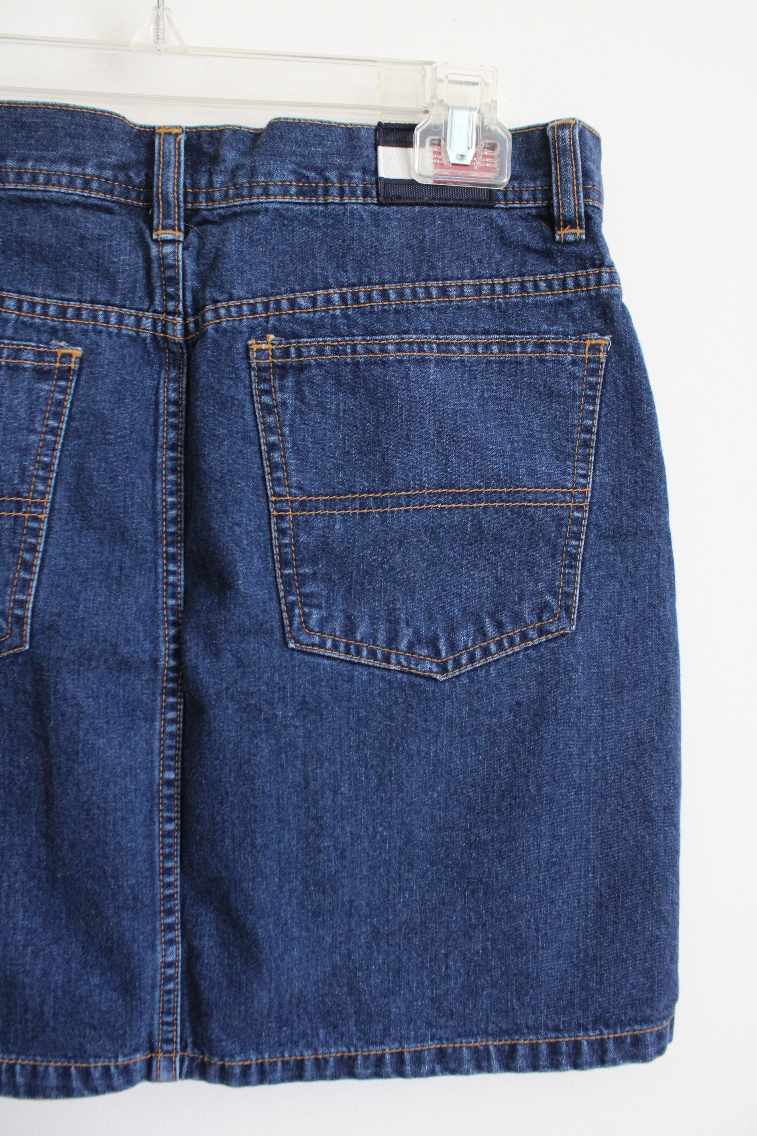 Tommy Hilfiger Mid Wash Denim Mini Skirt | 7