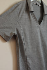 Lady Hagen Gray Athletic Short Sleeve Top | L