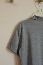 Lady Hagen Gray Athletic Short Sleeve Top | L