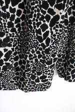 Susan Graver Giraffe Print Jacket | 2X