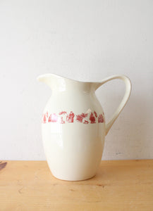 Vintage Square Nest Holiday Pitcher
