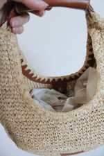 Staud Raffia Woven Handbag