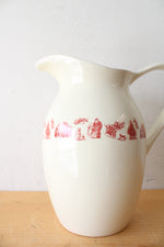 Vintage Square Nest Holiday Pitcher