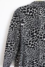 Susan Graver Giraffe Print Jacket | 2X