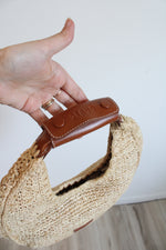 Staud Raffia Woven Handbag