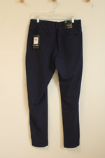 Under Armour Navy Blue Athletic Buttoned Pants with Pockets | 32 x 32
