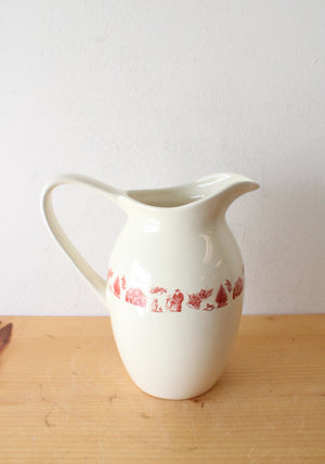Vintage Square Nest Holiday Pitcher