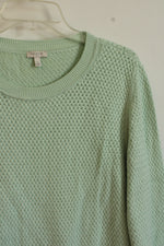 Talbots Light Green 3Q Sleeve Sweater | XL