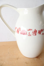 Vintage Square Nest Holiday Pitcher