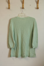 Talbots Light Green 3Q Sleeve Sweater | XL