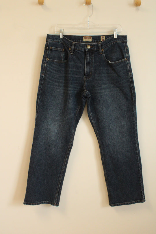 Redhead Dark Wash Straight Leg Jeans | 34 x 38