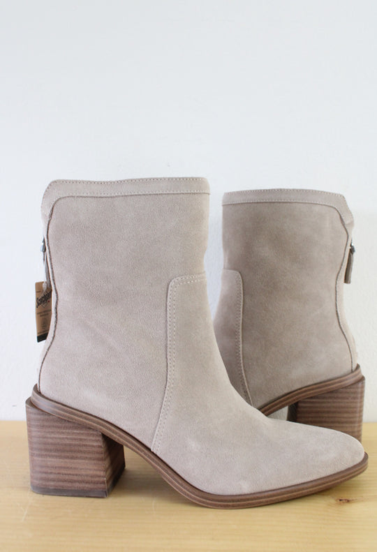 NEW Vince Camuto Suede Mid-Shaft Heeled Boot | Size 7.5