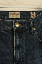 Redhead Dark Wash Straight Leg Jeans | 34 x 38