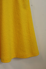 Kardashian Kollection Yellow Fit and Flare Dress with Pockets | XL