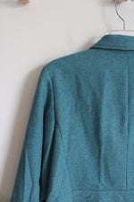 Talbots Blue Wool Blend Blazer | 12
