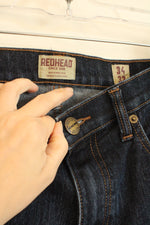 Redhead Dark Wash Straight Leg Jeans | 34 x 32