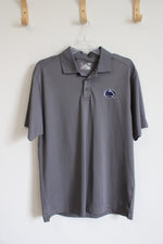 Under Armour Loose Fit Gray Penn State Nittany Lions Polo Shirt | L