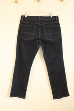 Redhead Dark Wash Straight Leg Jeans | 34 x 32