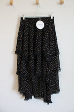 NEW Rusty Dusty Chiffon Layered Maxi Skirt | M