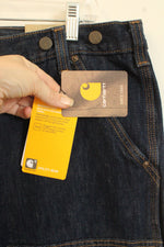 NEW Carhartt Dark Wash Cargo Utility Jeans | 38 x 30
