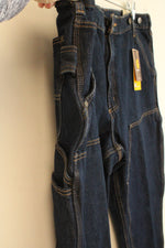 NEW Carhartt Dark Wash Cargo Utility Jeans | 38 x 30