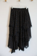 NEW Rusty Dusty Chiffon Layered Maxi Skirt | M