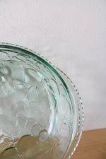 Vintage Libbey Orchard Fruit Green Covered Casserole Dish