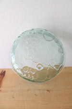 Vintage Libbey Orchard Fruit Green Covered Casserole Dish